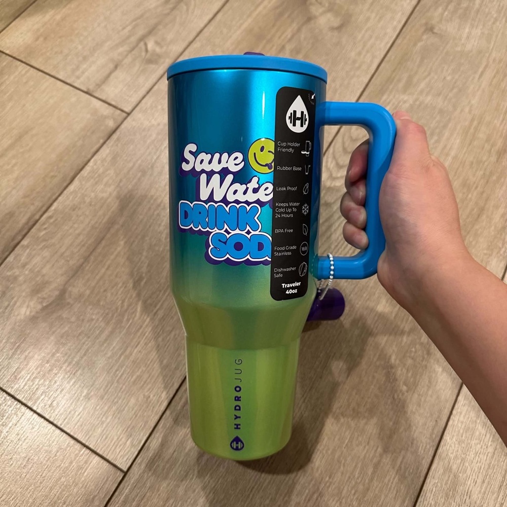 HydroJug x Poppi 40 fl oz Tumbler